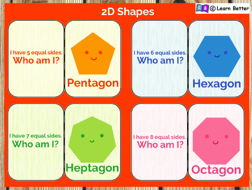 How to teach shape?- Shape cards (free electronic material) – Learn ...